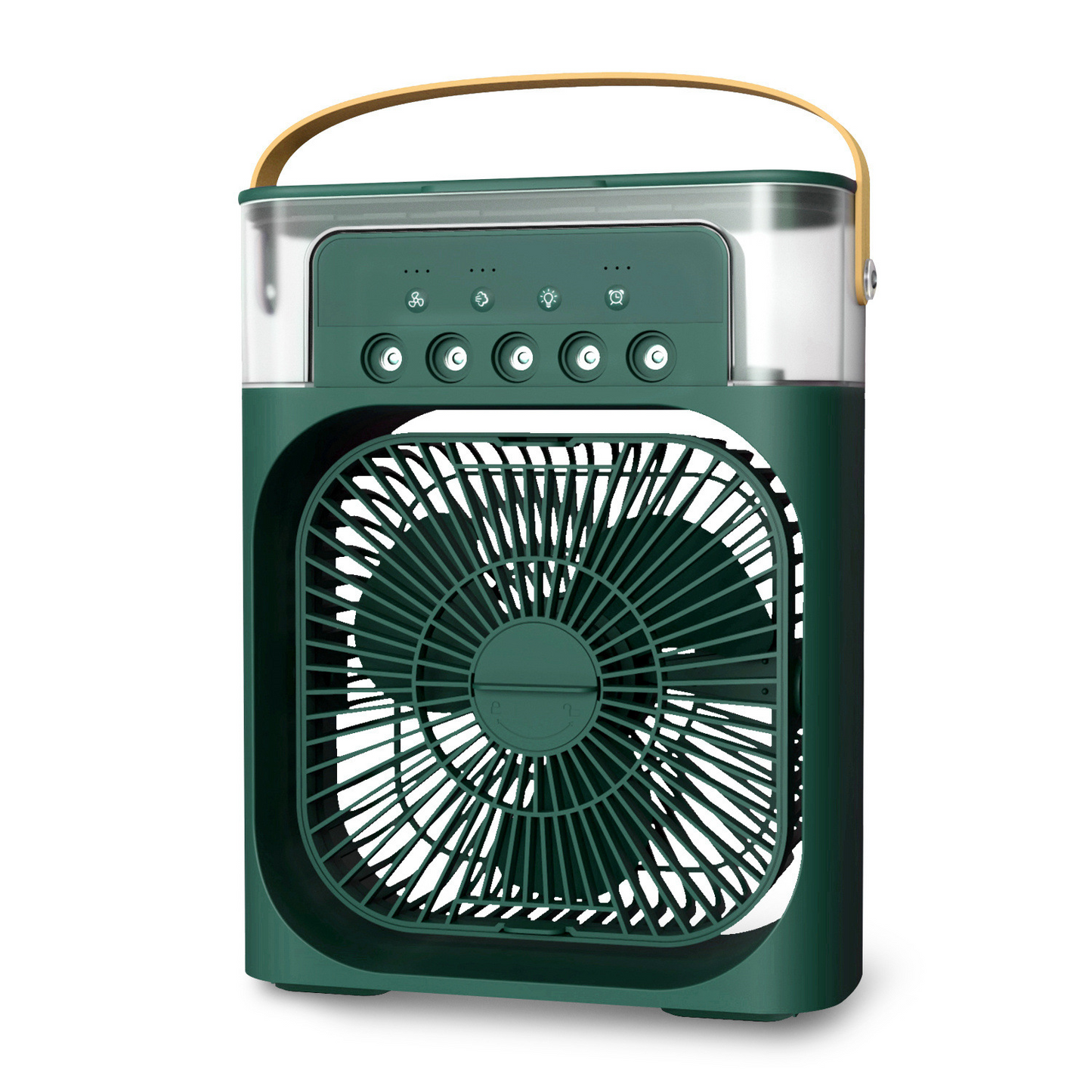 Ventilador Humidificador de Aire con USB, Luces LED Nocturnas y Rociador de Niebla de Agua